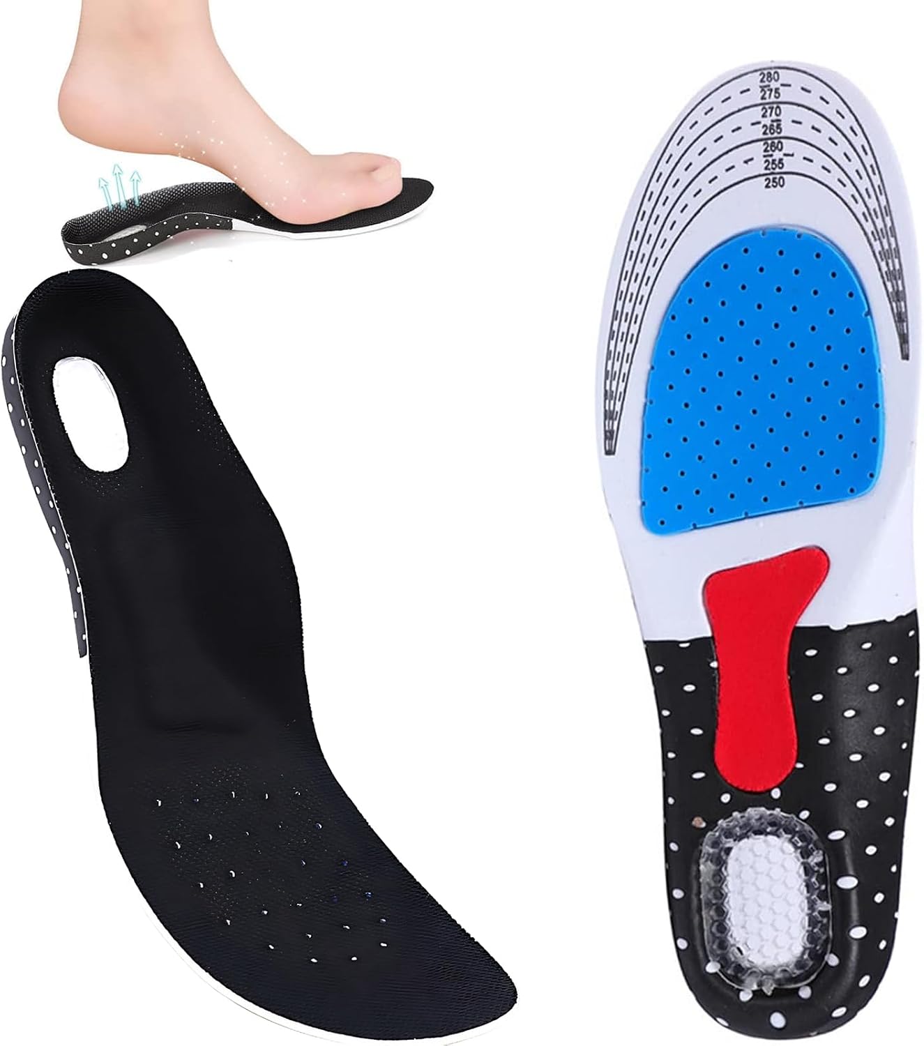 Plantillas de Confort y Soporte ProWalk -  Descanso para Tus Pies