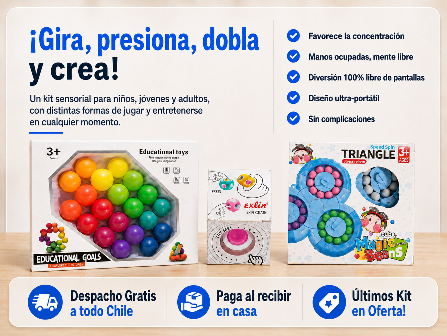 Kit Sensorial 3 en 1