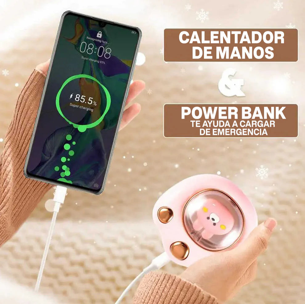 Mini Calentador Manos Recargable