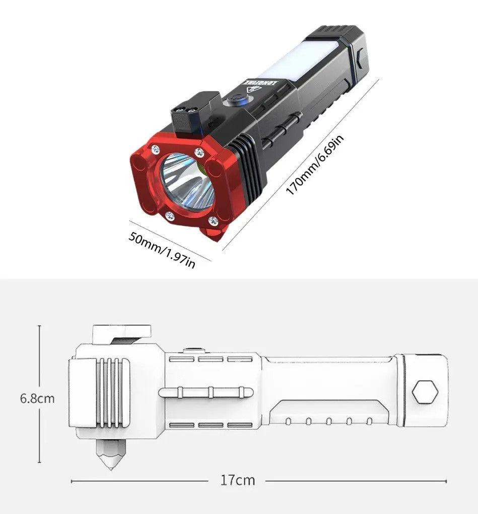 Linterna Táctica 4-en-1 UltraGuardian