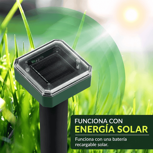 ESTACA SOLAR ULTRASÓNICA ANTI-PLAGAS