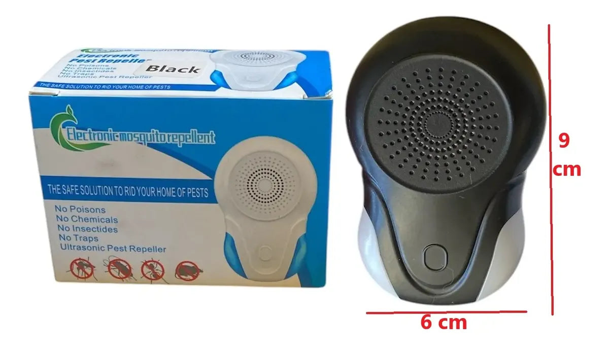 Repelente Eléctrico Ultrasónico Ratones/Insectos/Arañas: Proteja su hogar de roedores e insectos de forma limpia, continua y sin venenos peligrosos